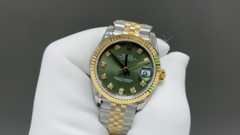 Best Edition with 2236 Automatic Movement Rolex Diary 31mm Green Watch